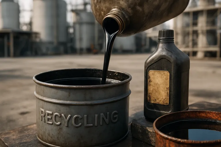 Afgewerkte olie en olie recycling: waardevolle grondstoffen opnieuw benutten